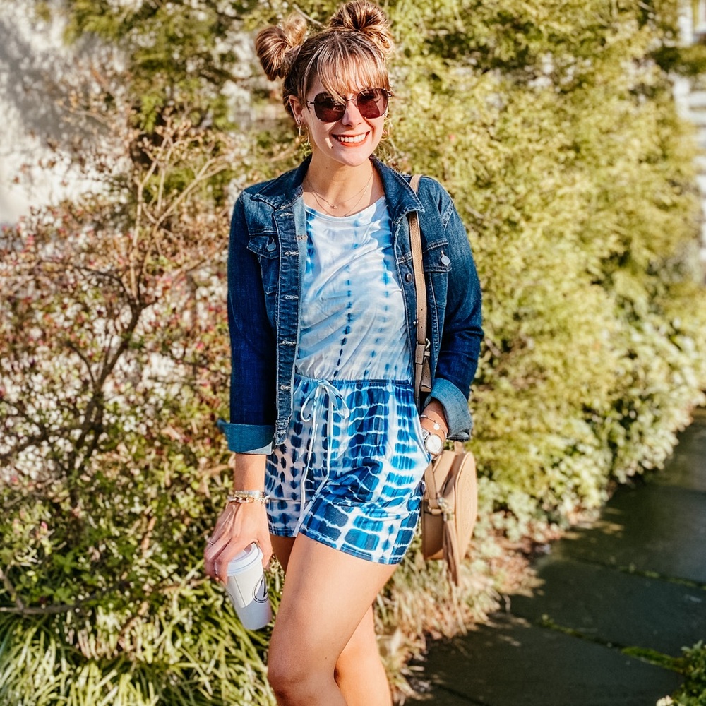 Tie dye romper